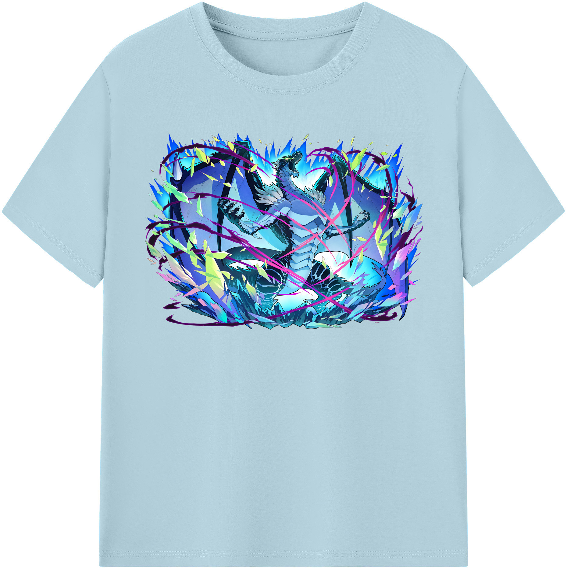 （画像用） 転スラ Regarding Reincarnated to Slime 綿100％半袖Tシャツ（フロントプリント）